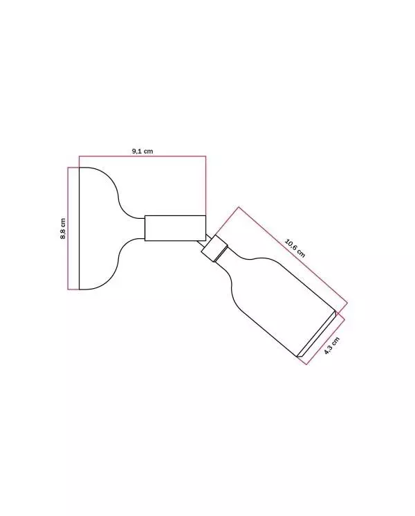 Siliconen Fermaluce lamp met scharnier