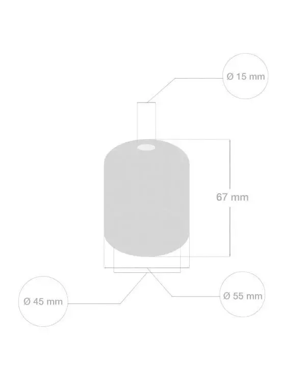 Keramische E27 fittinghouder kit