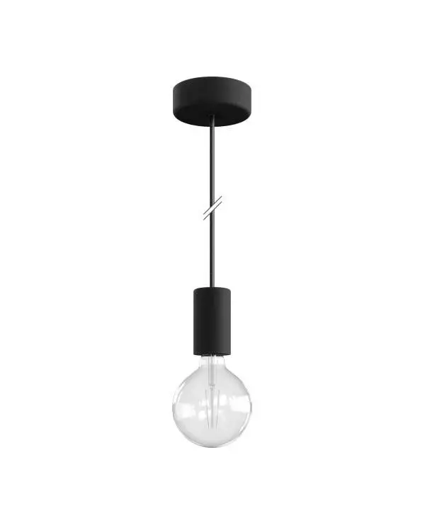 EIVA ELEGANT buiten hanglamp met textielkabel, siliconen plafondkap en E27 fitting IP65 waterproof