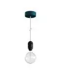 EIVA Buitenlamp met 1,5m textiel kabel, roos en waterdichte IP65 fitting