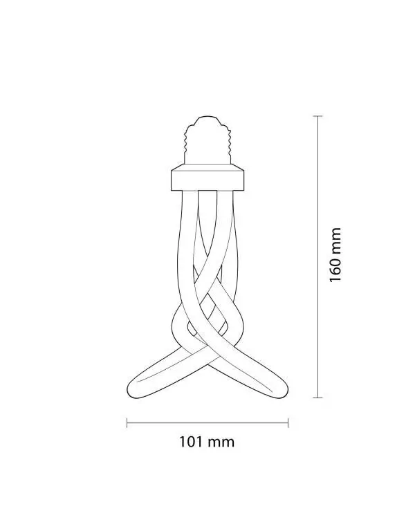 LED Lamp Plumen 001 6,5W E27 Dimbaar 3500K