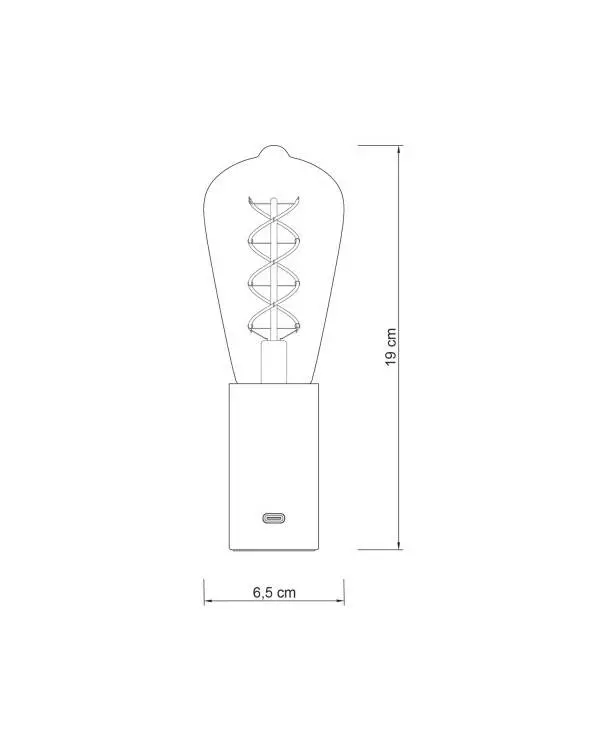 Draagbare SI! 5 volt lamp in geschenkverpakking