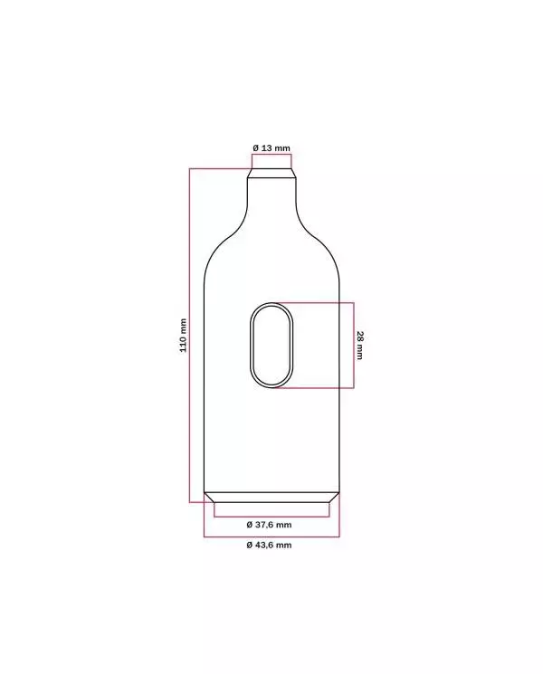 Silicone E27 lamphouderset met schakelaar en verborgen kabelklemmen