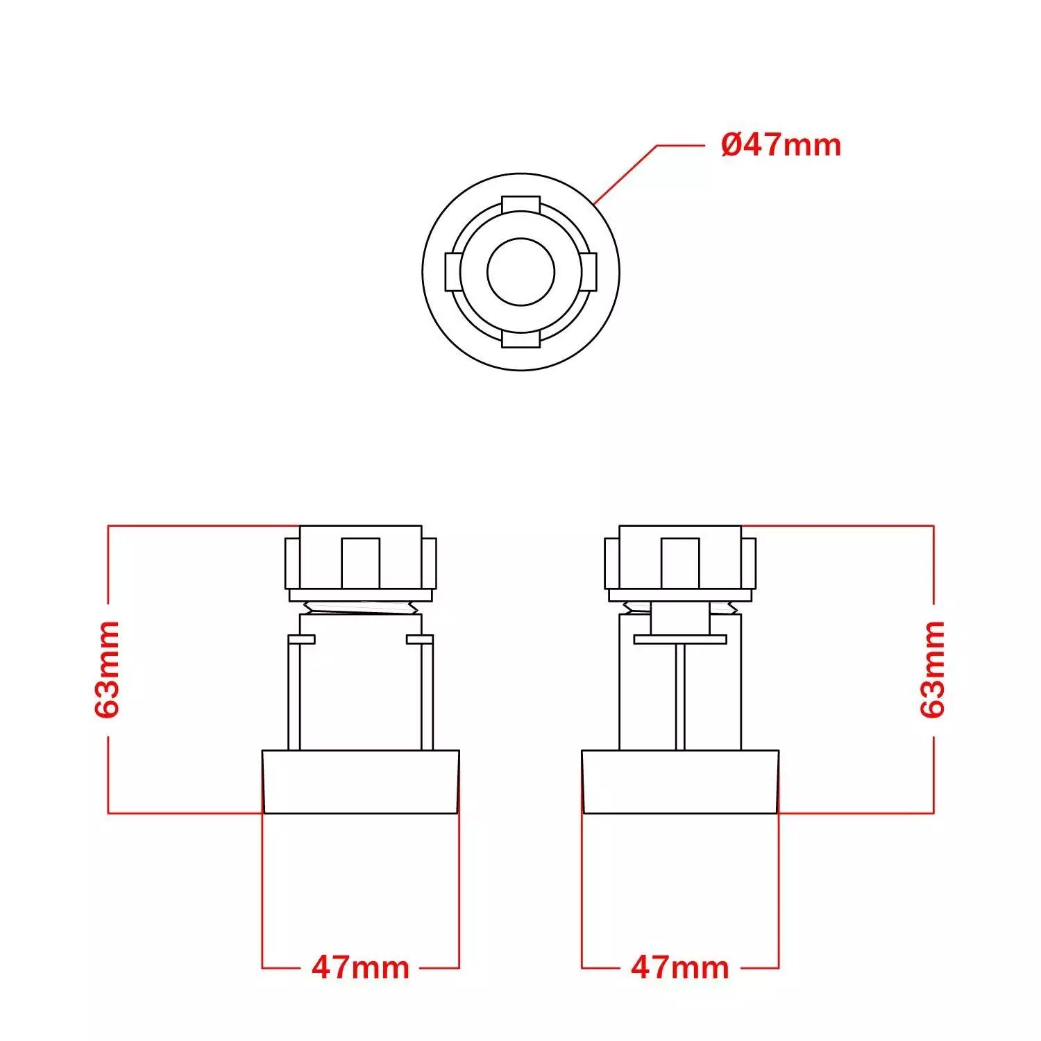 E27 zwart plastic 250 V prikfitting voor gekleurde textiel prikkabel