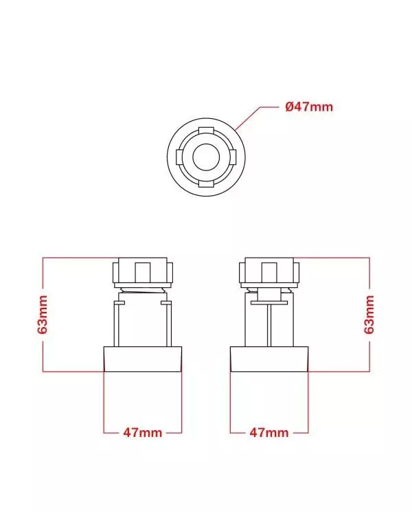 E27 zwart plastic 250 V prikfitting voor gekleurde textiel prikkabel