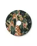 Ellepì mini platte lampenkap met jungle dieren 'Wildlife Whispers', 24 cm diameter - Made in Italy