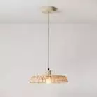 Hanglamp met raffiakap Moorea