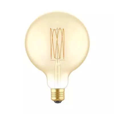 LED Gouden LED Carbon filament lamp C56 Globe G125 7W E27 Dimbaar 2700K