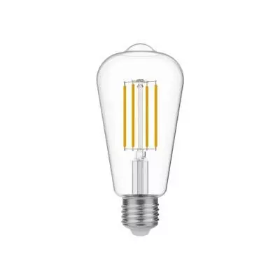 LED heldere Edison gloeilamp ST64 7W 806Lm E27 3500K Dimbaar - N02