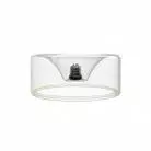 LED lamp in helder glas Ghost Line Inliggende Donut 195x83 6W 500Lm E27 2200K Dimbaar - G02