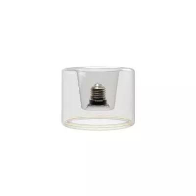 LED lamp in helder glas Ghost Line Inliggende Donut 120x90 6W 500Lm E27 2200K Dimbaar - G03