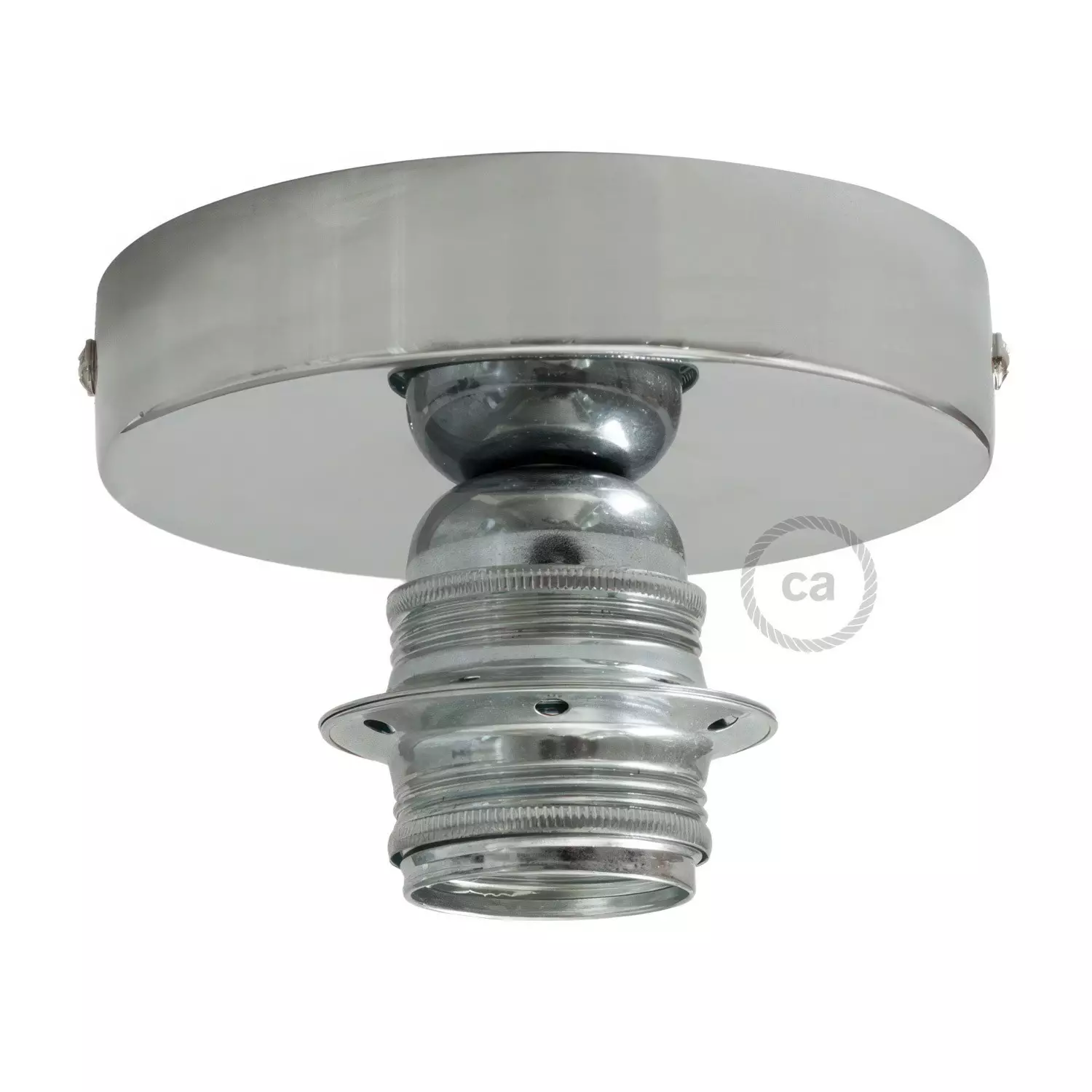 Fermaluce Metal met E27 schroefdraadfitting, metalen lamp