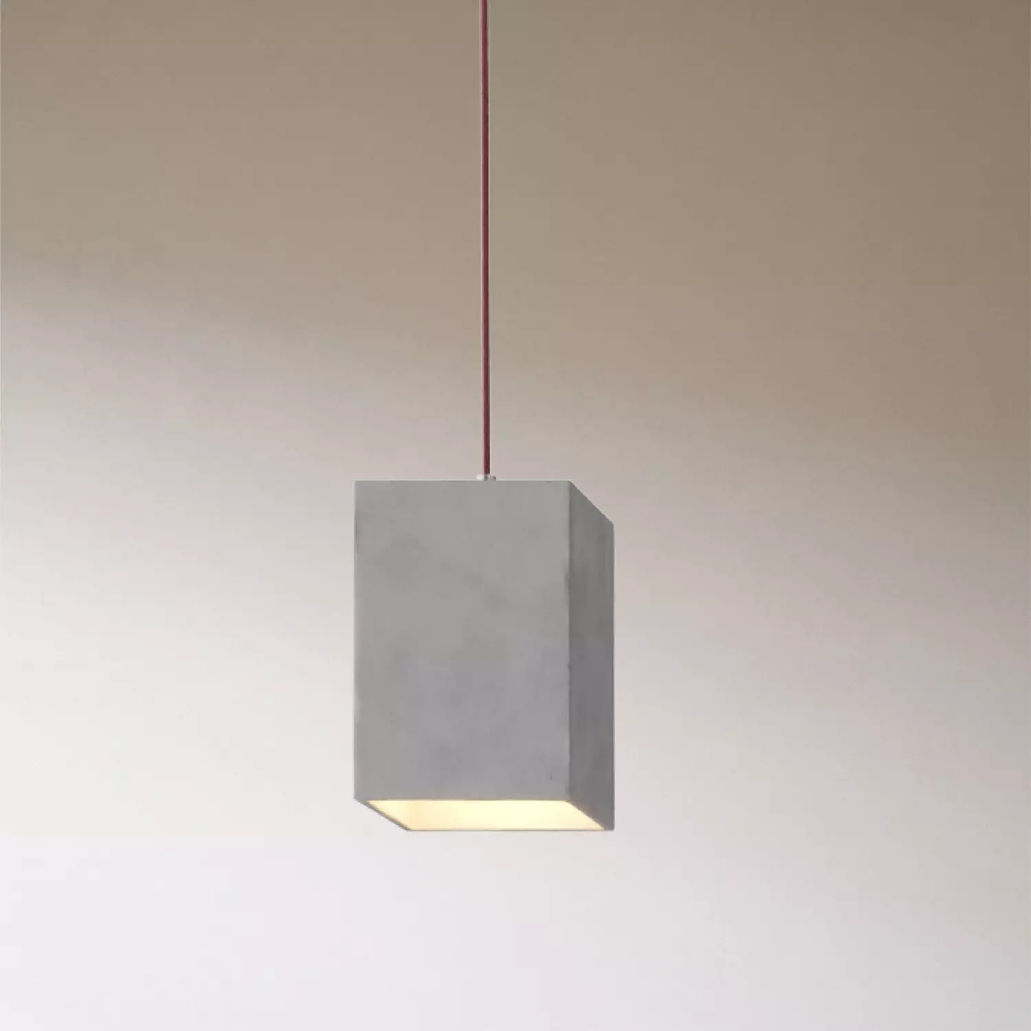 Spider - 2 lichts-meervoudige hanglamp, Made in Italy, compleet met strijkijzersnoer en betonnen lampenkap