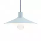 Hanglamp Made in Italy compleet met strijkijzerkabel, Swing Pastel lampenkap, met metalen afwerkingen