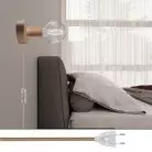 Spostaluce houten lamp