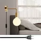 Spostaluce metalen lamp met gebogen arm