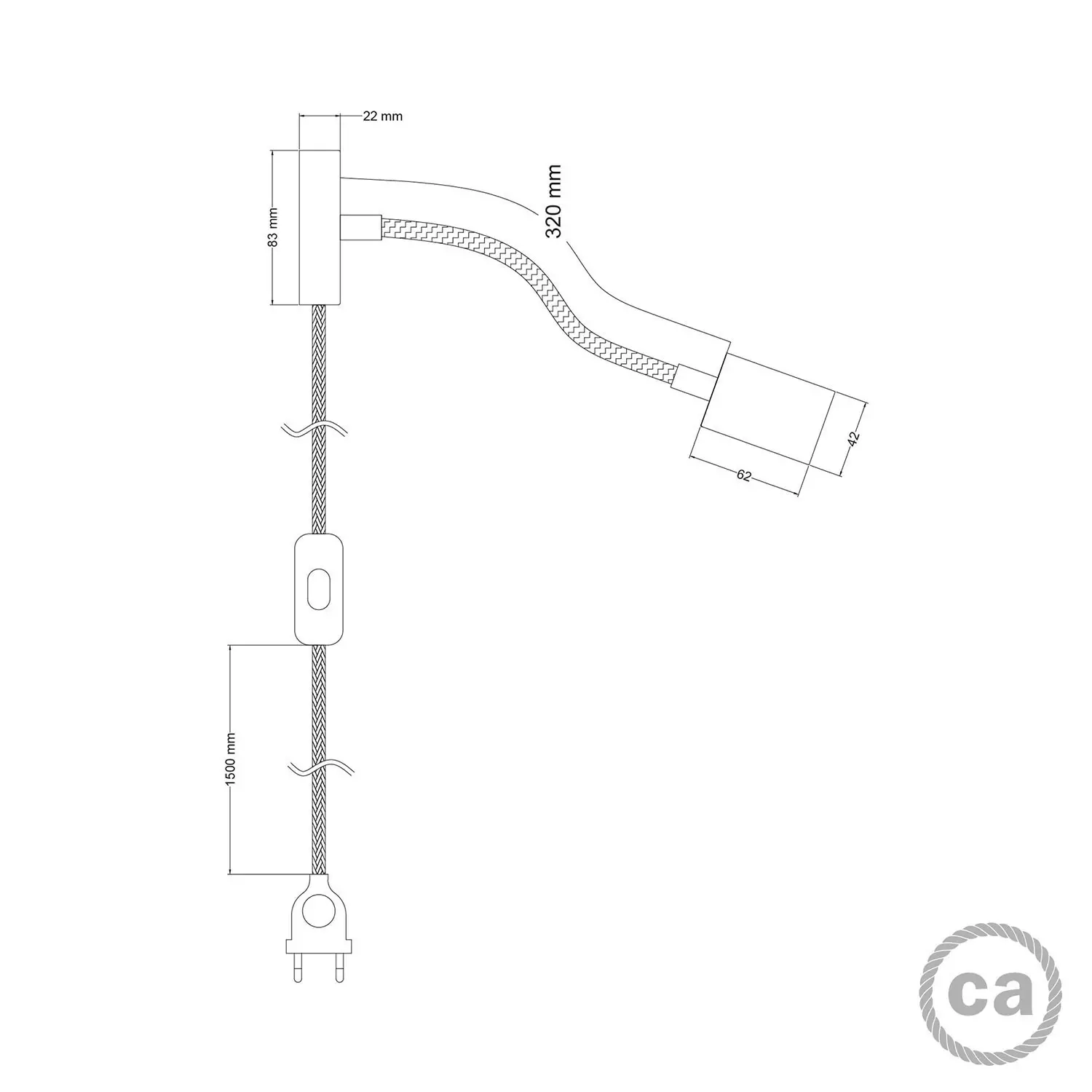 Spostaluce lamp verstelbaar Flex 30 met GU1d0 spotlamp