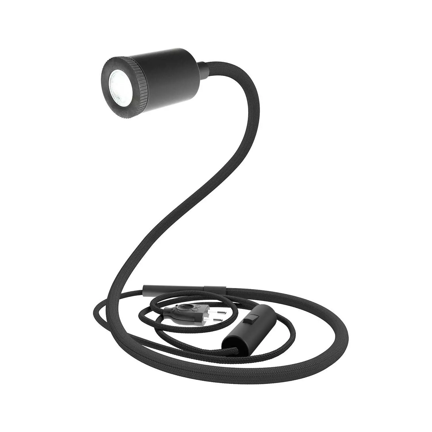 GU1d-one flexibele lamp zonder voet met mini LED-spot