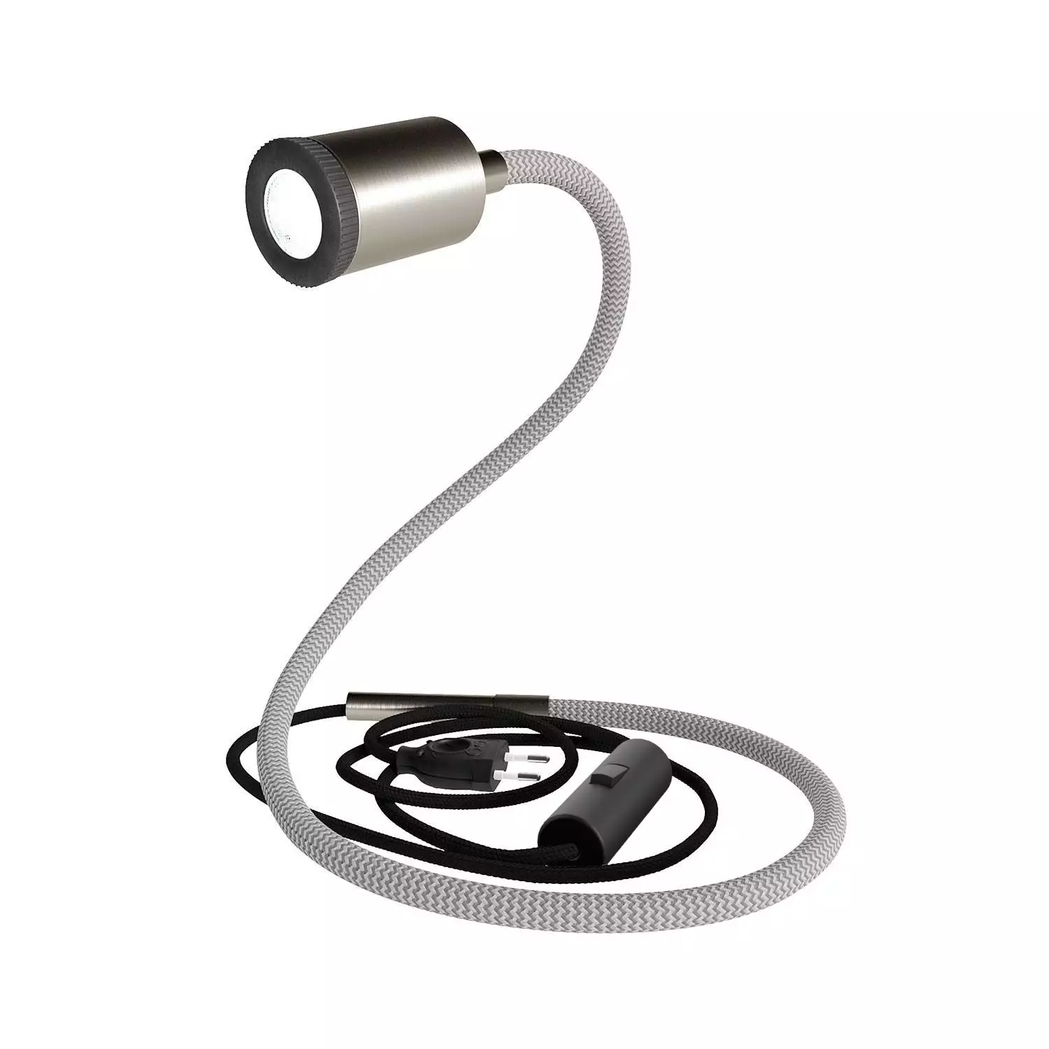 GU1d-one flexibele lamp zonder voet met mini LED-spot