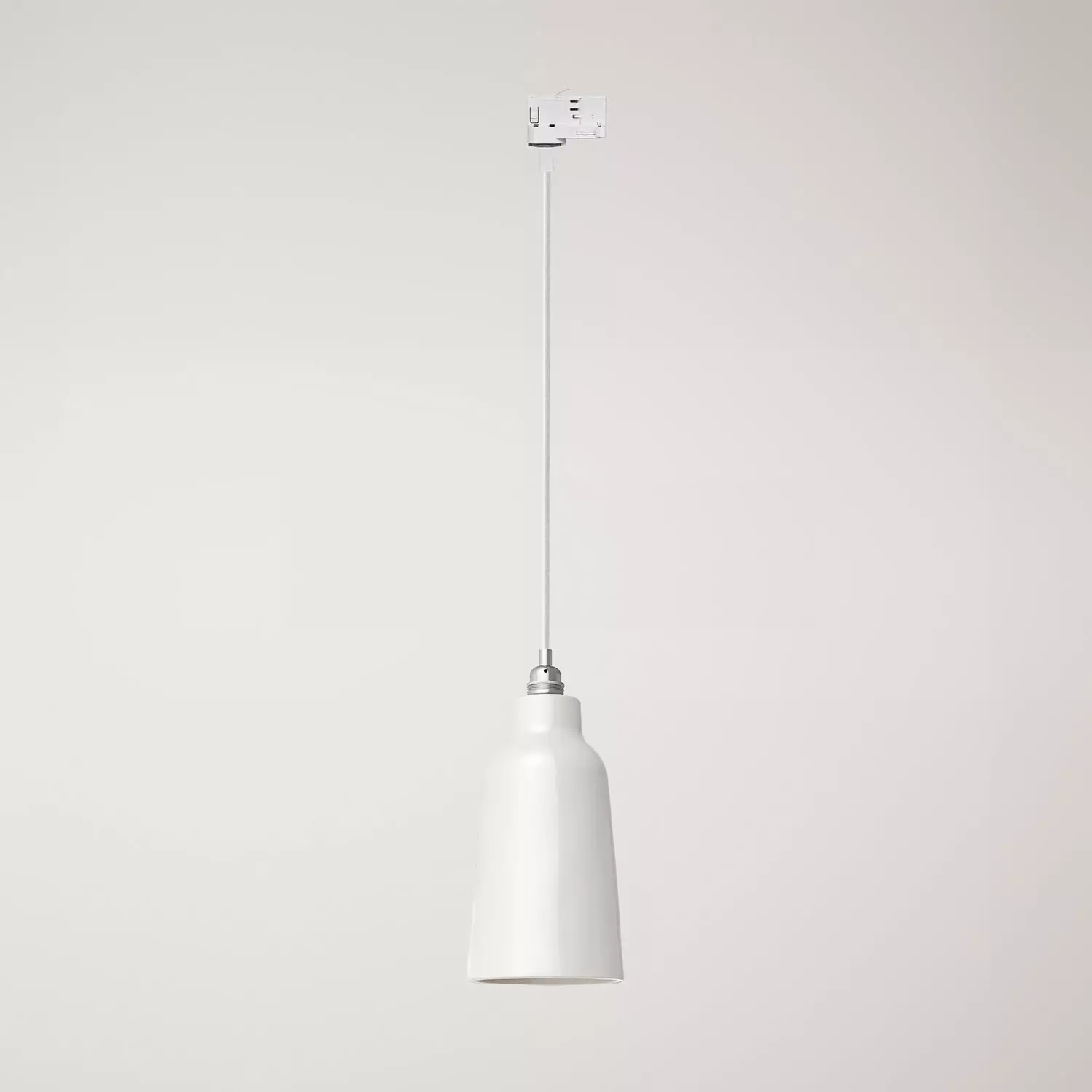 Hanglamp met Bottiglia lampenkap en railadapter