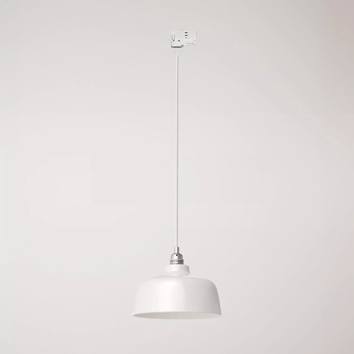 Hanglamp met Coppa kap en railadapter