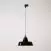 Industriële keramische hanglamp met track lampenkap