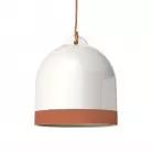 Campana M tweekleurige lampenkap van keramiek, Materia collectie - Made in Italy