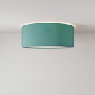 Kleine stoffen plafondlamp - Made in Italy