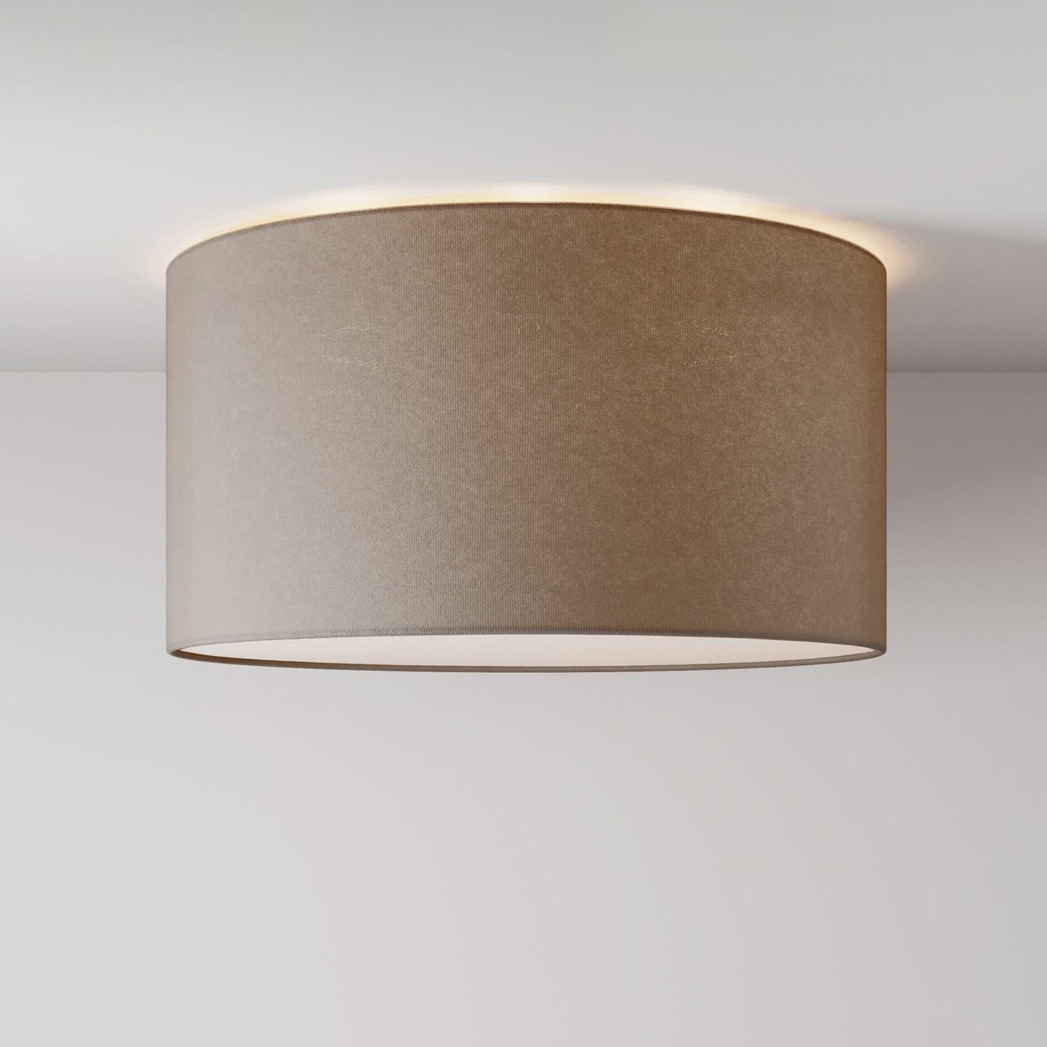 Medium stoffen plafondlamp - Made in Italy