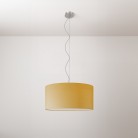 Cilindro Medium stoffen hanglamp met lampenkap - Made in Italy