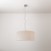 Cilindro Medium stoffen hanglamp met lampenkap - Made in Italy