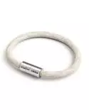 Bracelet with Matt silver magnetic clasp and RN01 cable