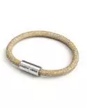 Bracelet with Matt silver magnetic clasp and RS82 cable