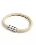 Bracelet with Matt silver magnetic clasp and RN06 cable