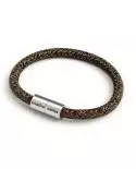 Bracelet with Matt silver magnetic clasp and RN04 cable