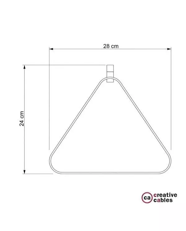 Duedì Apex metalen lampenkap met E27 lamphouder