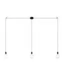 Spider - 3 lichts-meervoudige hanglamp, Made in Italy, compleet met strijkijzersnoer en metalen afwerkingen