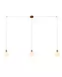 Spider - 3 lichts-meervoudige hanglamp, Made in Italy, compleet met strijkijzersnoer en metalen afwerkingen