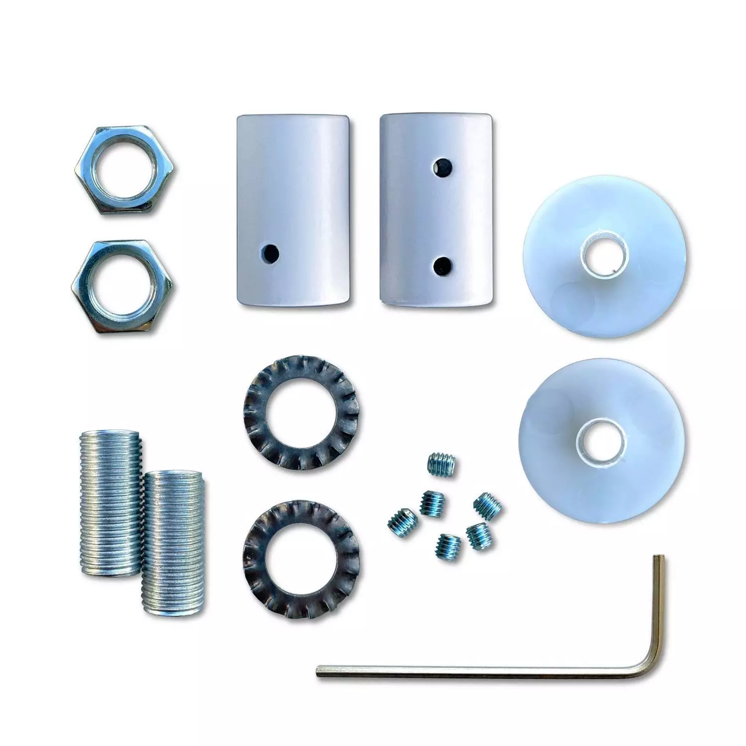 Kit Creative Flex flexibele buis bekleed met titanium RM75 stof met metalen eindstukken