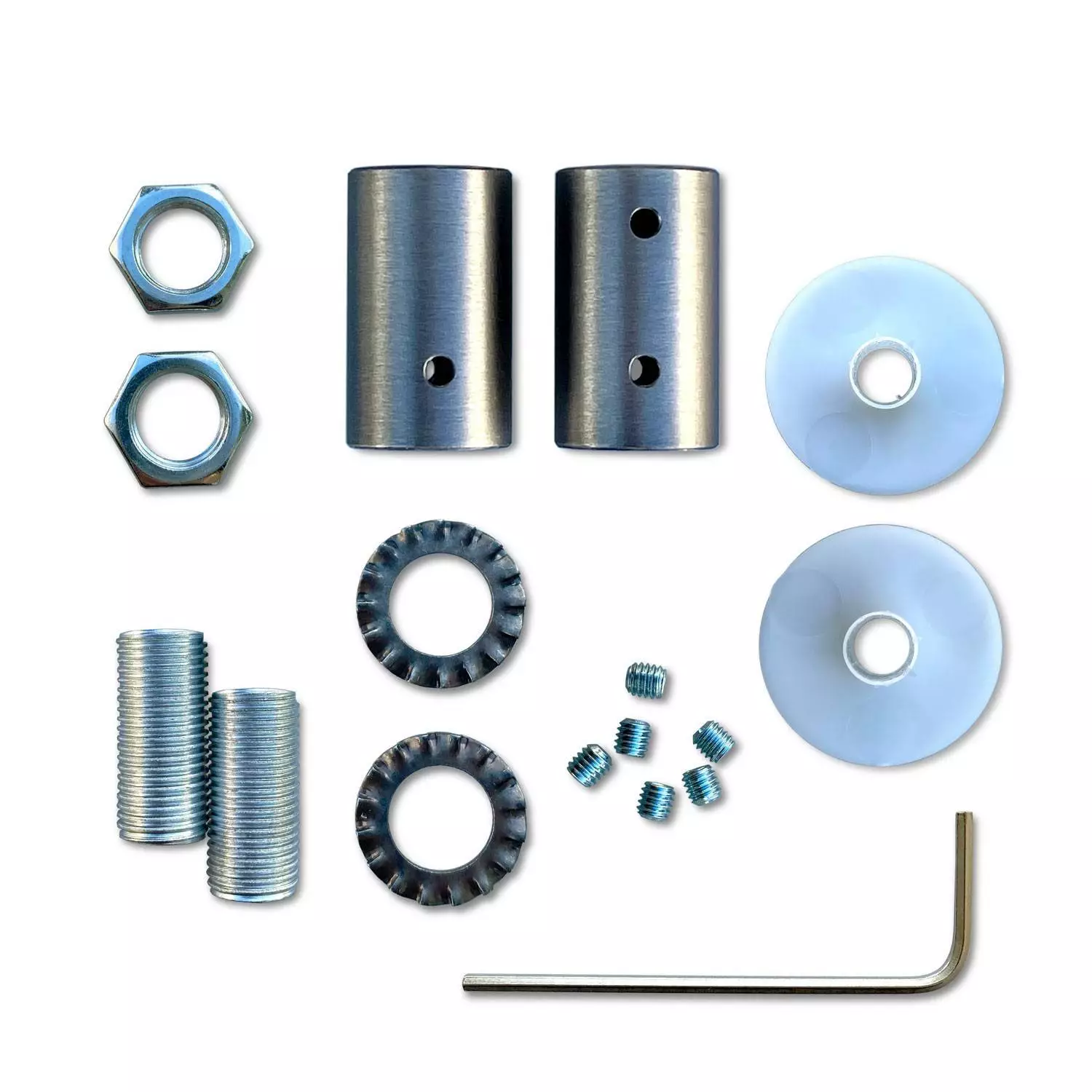 Kit Creative Flex flexibele buis bekleed met titanium RM75 stof met metalen eindstukken