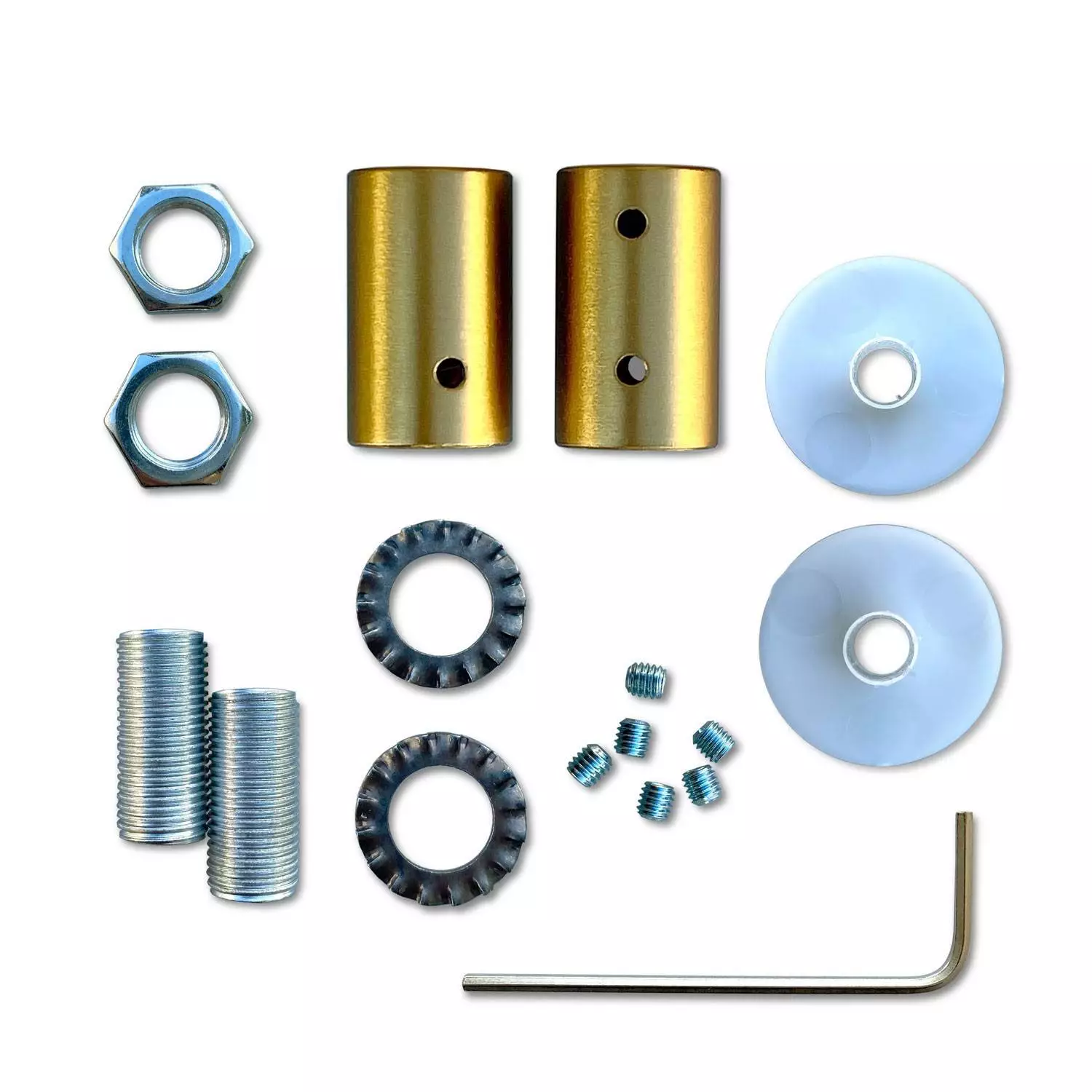 Kit Creative Flex flexibele buis bekleed met titanium RM75 stof met metalen eindstukken