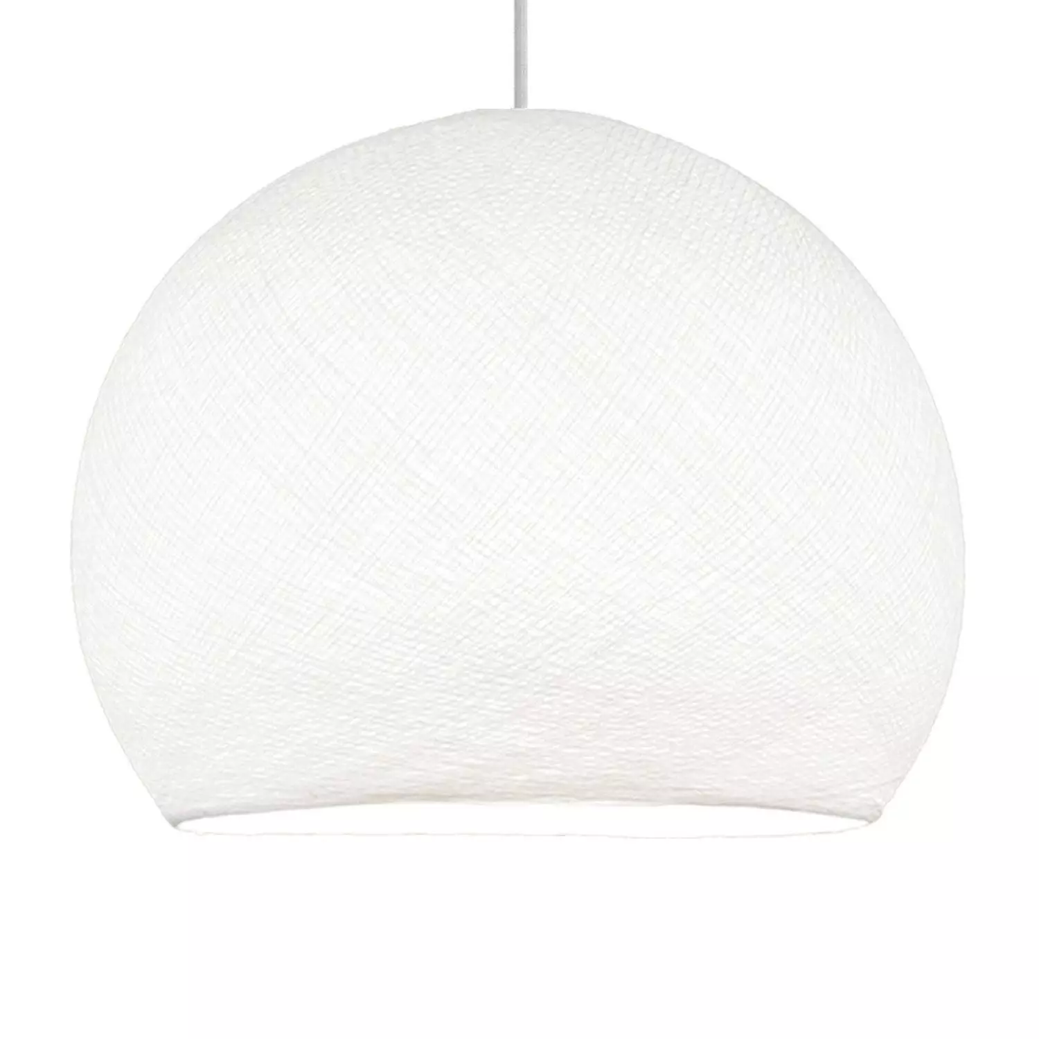 Hanglamp met hangemaakte Dome Lampenkap