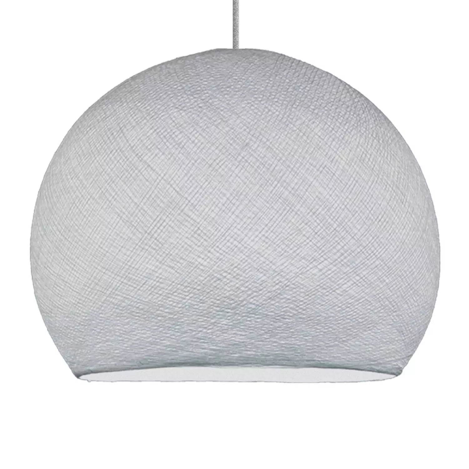 Hanglamp met hangemaakte Dome Lampenkap