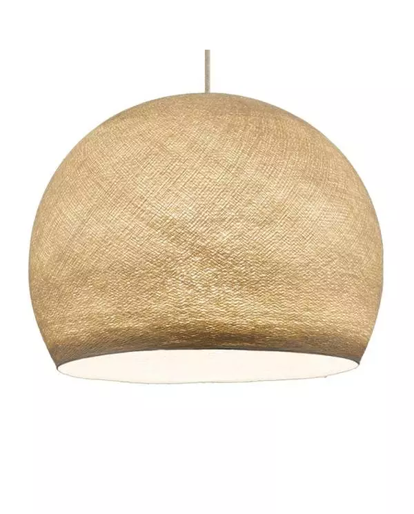 Hanglamp met hangemaakte Dome Lampenkap