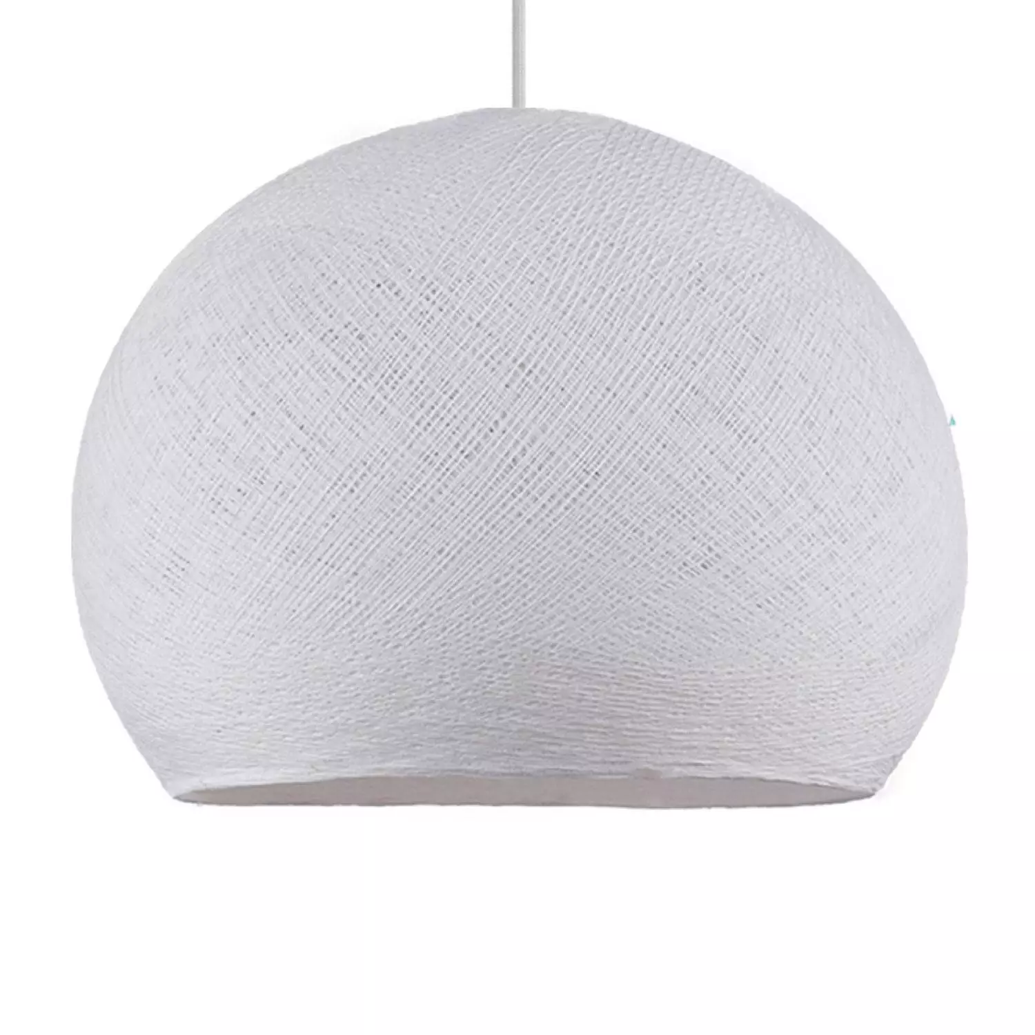 Hanglamp met hangemaakte Dome Lampenkap