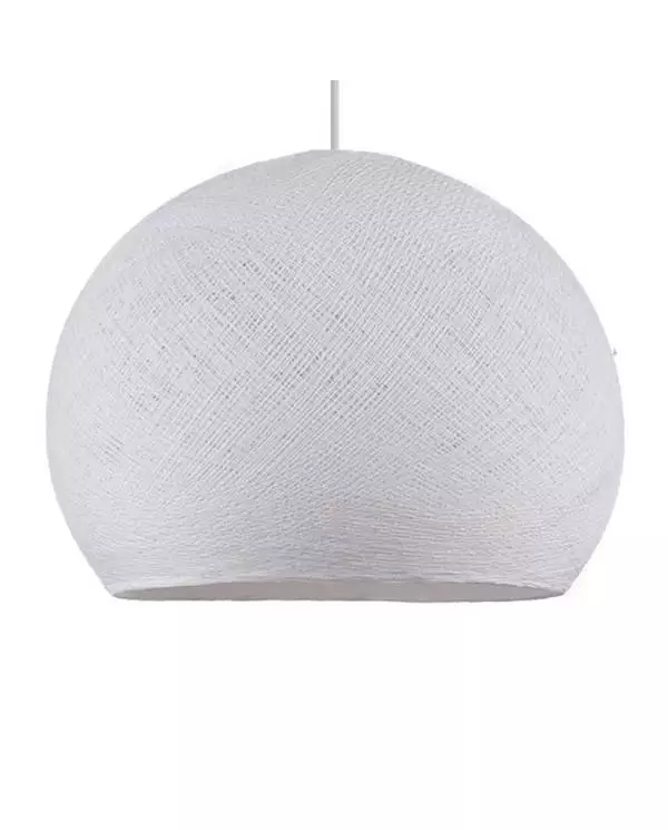 Hanglamp met hangemaakte Dome Lampenkap