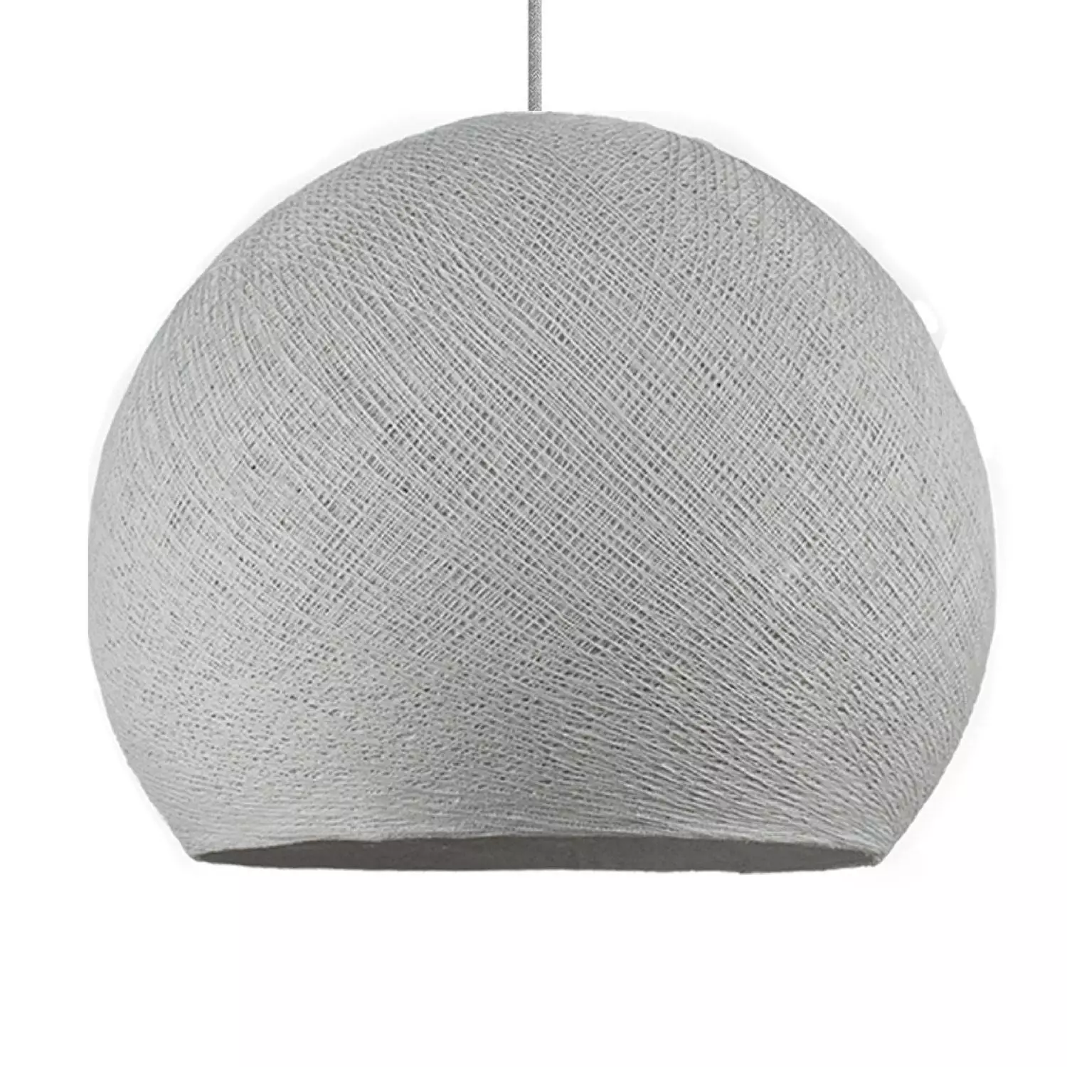 Hanglamp met hangemaakte Dome Lampenkap