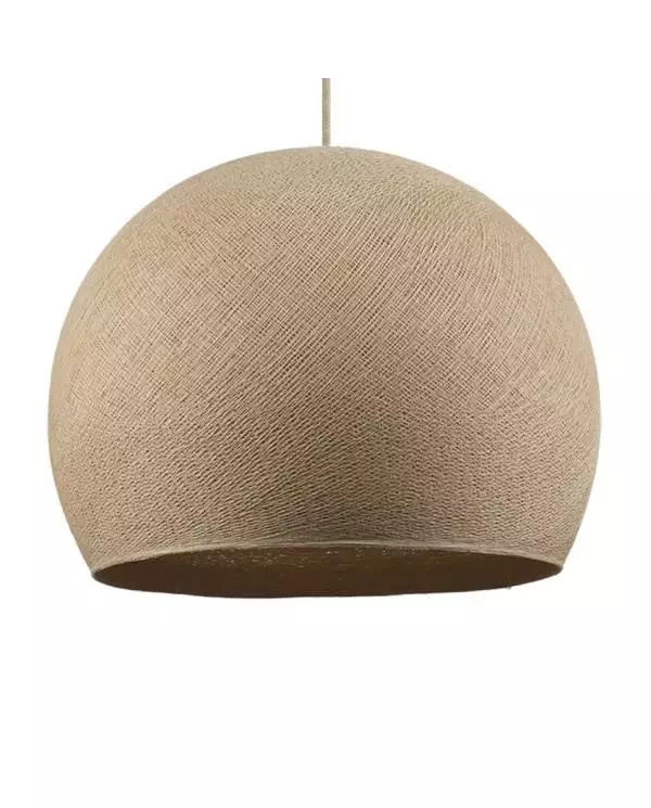 Hanglamp met hangemaakte Dome Lampenkap