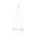 4 Pendels Cage Lamp Globe