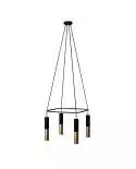 4 Pendels Cage Tub-E14 Split color Lamp